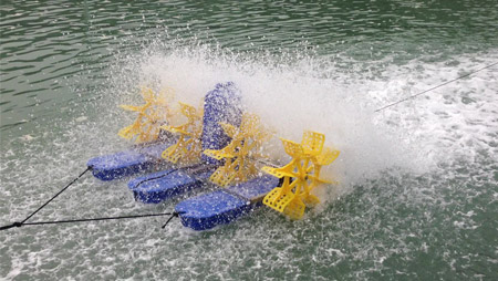 Het beluchtingsprincipe van een visvijverbeluchter: